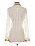 Studio F Color Block Ivory Long Sleeve Blouse Size XS - photo 2