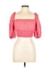 AFRM 100% Rayon Pink 3/4 Sleeve Blouse Size XS - photo 1