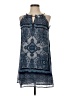 MNG Paisley Blue Casual Dress Size XXS - photo 1