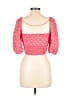 AFRM 100% Rayon Pink 3/4 Sleeve Blouse Size XS - photo 2
