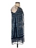 MNG Paisley Blue Casual Dress Size XXS - photo 4