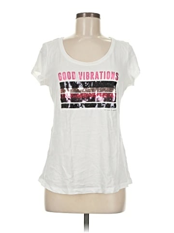 New York & Company Short Sleeve T-Shirt (view 1)