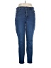 Flawless Solid Blue Jeans Size 16 - photo 1