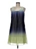 Venus 100% Polyester Tie-dye Green Casual Dress Size UK 10 / US 6 - photo 1