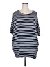 Unbranded Blue Short Sleeve Top Size XXL (estimated) - photo 1