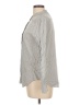 Ann Taylor 100% Viscose Gray Long Sleeve Blouse Size L - photo 5