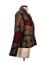 Coldwater Creek Paisley Brown Silk Blazer Size S - photo 4