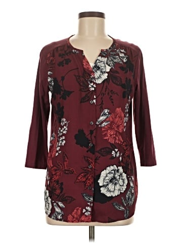 Van Heusen 3/4 Sleeve Blouse (view 1)