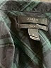J.Crew 100% Cotton Plaid Green Long Sleeve Button-Down Shirt Size 0 - photo 7