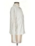 Modern Works Stripes Ivory Long Sleeve Blouse Size S - photo 4
