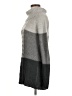 Debbie Morgan Color Block Gray Turtleneck Sweater Size M - photo 5