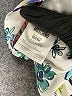 Love Moschino 100% Polyester Floral White 3/4 Sleeve Blouse Size 6 - photo 8