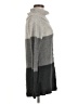 Debbie Morgan Color Block Gray Turtleneck Sweater Size M - photo 4