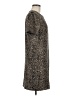 Le Chateau 100% Polyester Animal Print Brown Casual Dress Size M - photo 4