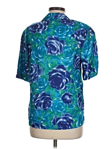 Leslie Fay Short Sleeve Button-Down Shirt (view 2)