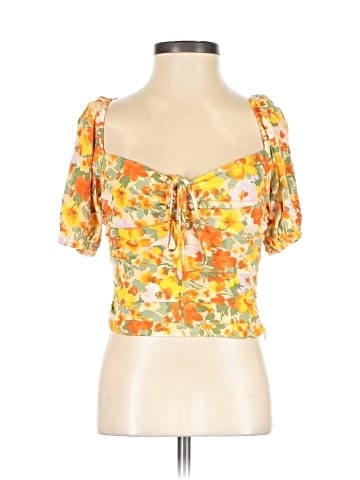 ASTR The Label Short Sleeve Blouse (view 1)
