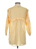 Kivari 100% Cotton Yellow 3/4 Sleeve Blouse Size S - photo 2