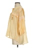 Kivari 100% Cotton Yellow 3/4 Sleeve Blouse Size S - photo 5