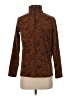 Lands' End Animal Print Brown Pullover Sweater Size S - photo 1