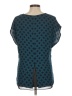 CAbi 100% Polyester Teal Short Sleeve Blouse Size M - photo 2