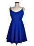 Lulus Solid Blue Cocktail Dress Size M - photo 1