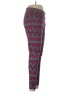 Lularoe Argyle Burgundy Leggings Size 1X (estimated) - photo 4