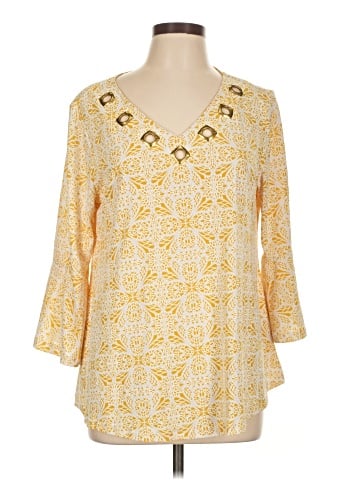 New Directions 3/4 Sleeve Blouse (view 1)