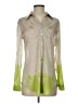 Chico's Print Green Long Sleeve Blouse Size Sm (0) - photo 1