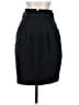 BCBGMAXAZRIA Solid Black Wool Skirt Size 0 - photo 1