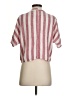 Rails Stripes Pink Red Short Sleeve Blouse Size S - photo 2