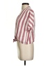 Rails Stripes Pink Red Short Sleeve Blouse Size S - photo 5