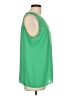Violet & Claire 100% Polyester Green Sleeveless Blouse Size L - photo 4