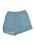 Ekouaer Tweed Blue Shorts Size S - photo 1