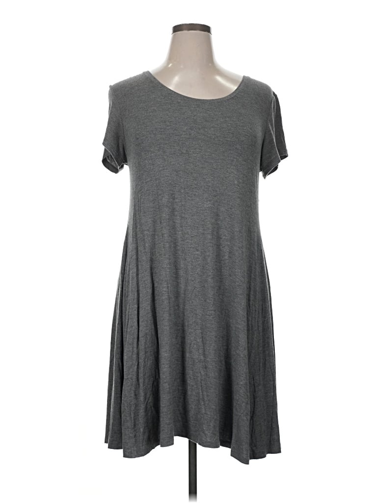 Pre-owned Style & Co Casual Dress In Gray