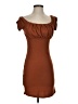 Justify Solid Brown Cocktail Dress Size S - photo 1