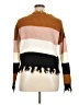Full Circle Collection 100% Acrylic Color Block Brown Pullover Sweater Size 1X - photo 2