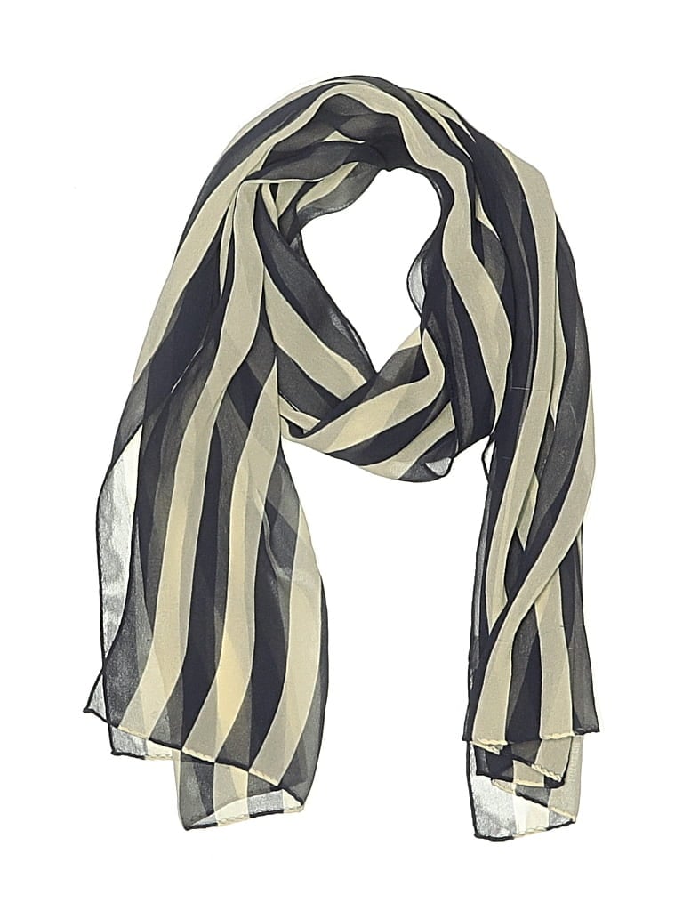 Pre-owned Echo Silk Scarf In White