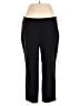 PREMISE Solid Black Active Pants Size 1X - photo 1