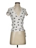 Assorted Brands Ivory Short Sleeve Top Size XS - photo 1