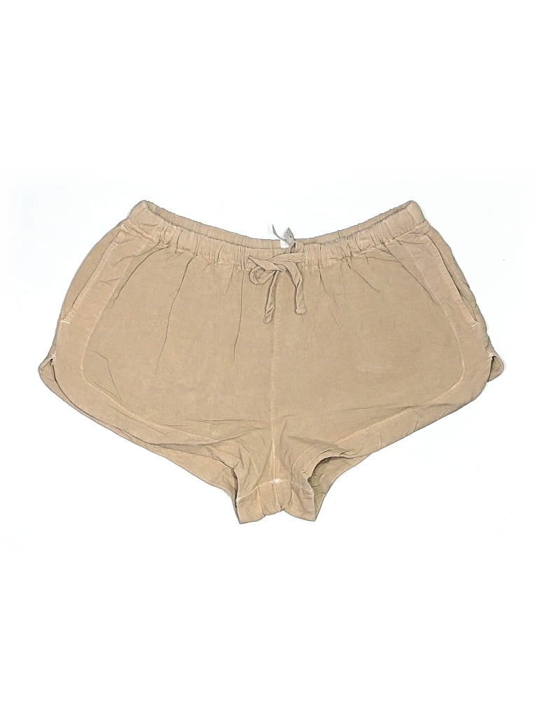 Pre-owned Rvca Khaki Shorts In Brown