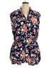 Sunny Girl Floral Blue Romper Size 2X - photo 1