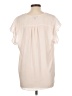Vince Camuto 100% Polyester Ivory Short Sleeve Blouse Size L - photo 2
