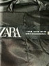 Zara 100% Polyurethane Black Raincoat Size M - photo 6