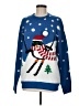 Assorted Brands Print Blue Pullover Sweater Size M - photo 1