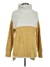 Universal Thread Color Block Yellow Turtleneck Sweater Size M - photo 1