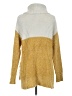 Universal Thread Color Block Yellow Turtleneck Sweater Size M - photo 2