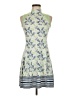 Assorted Brands Print Green Casual Dress Size M - photo 1