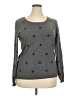 Absolutely Creative Worldwide Polka Dots Gray Pullover Sweater Size XXL - photo 1