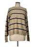 MNG Stripes Tan Pullover Sweater Size L - photo 1
