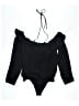 Express 100% Polyester Black Bodysuit Size S (estimated) - photo 1